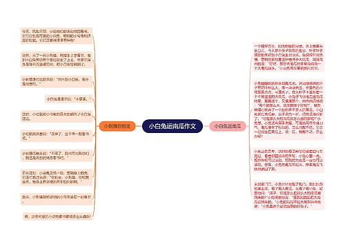 小白兔运南瓜作文