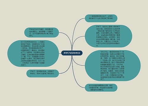 开学了650字作文