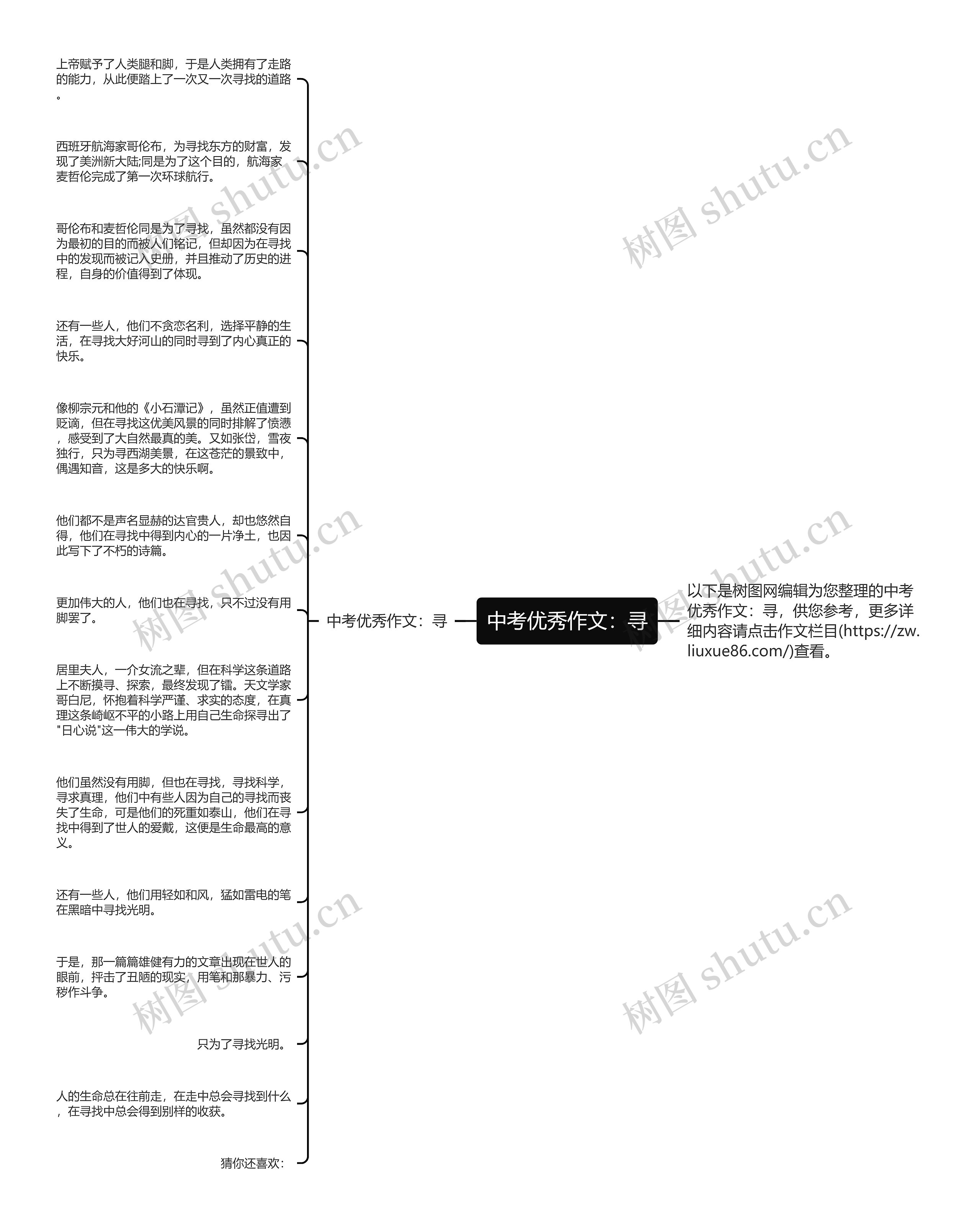 中考优秀作文：寻