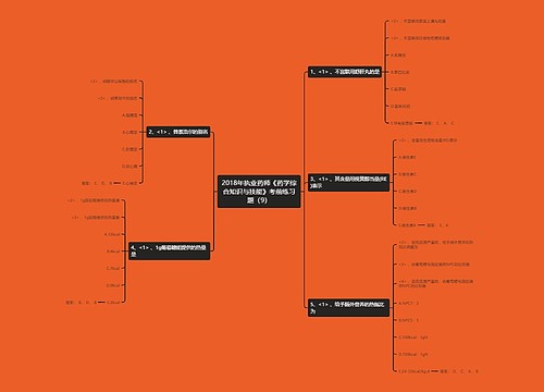 2018年执业药师《药学综合知识与技能》考前练习题（9）