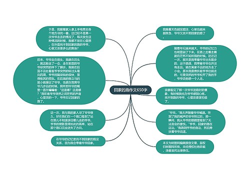 回家的路作文650字