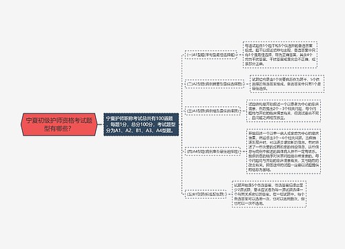 宁夏初级护师资格考试题型有哪些？