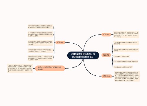 2019年初级护师备考：考试高频知识点整理（2）