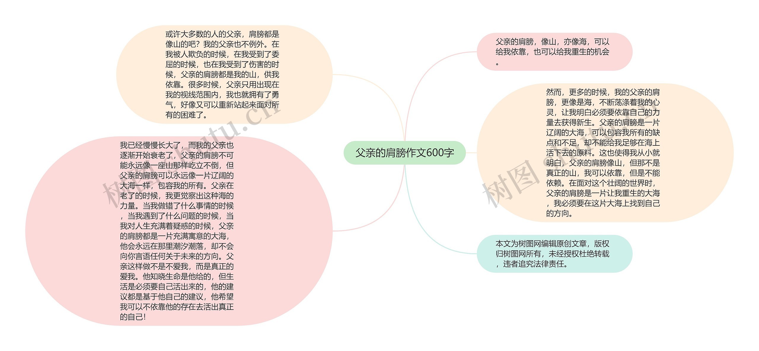 父亲的肩膀作文600字