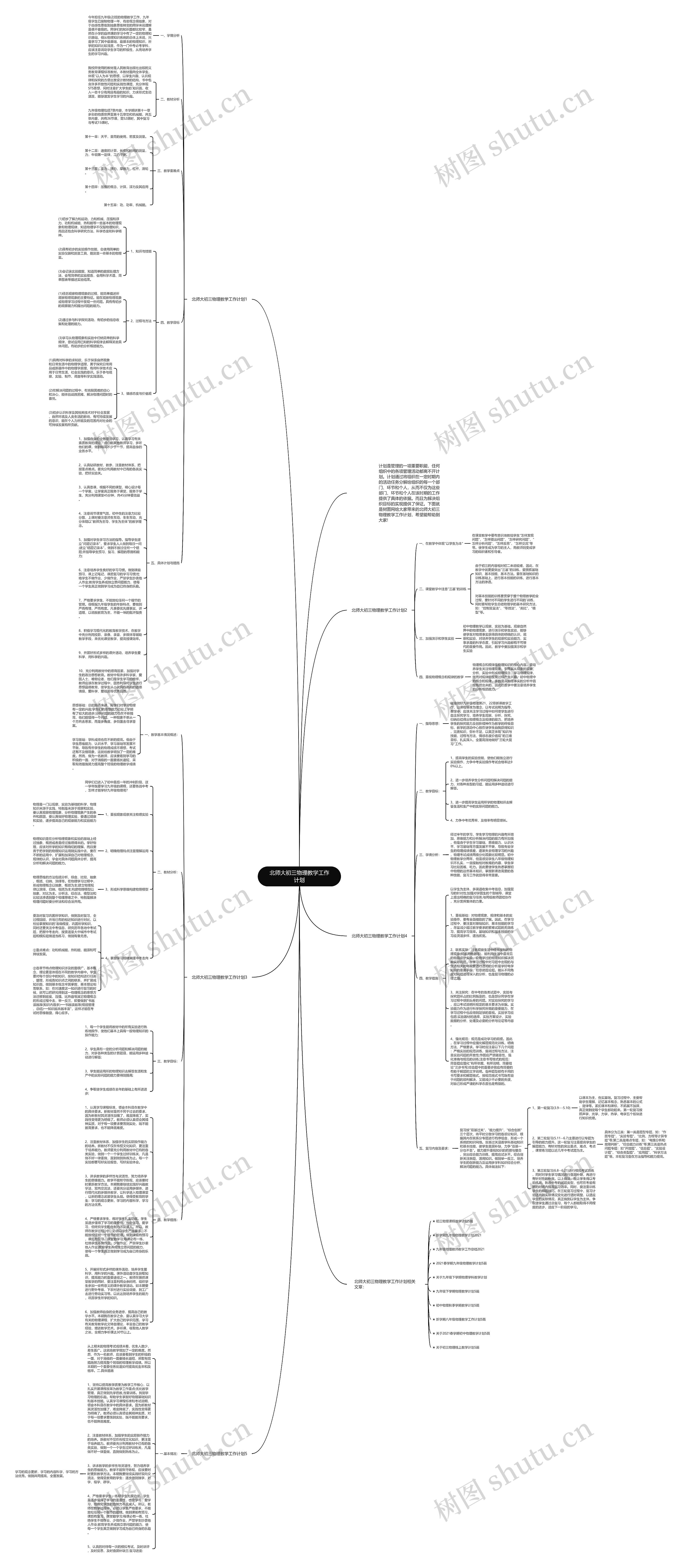 北师大初三物理教学工作计划