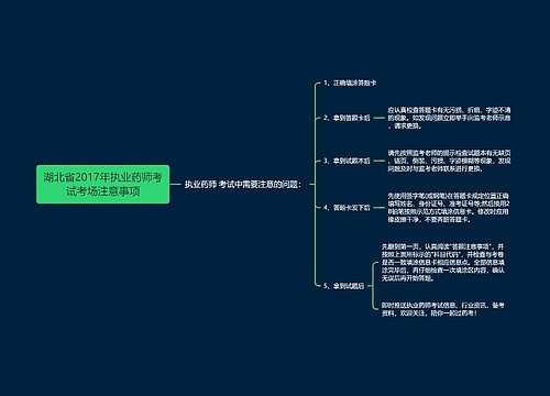 湖北省2017年执业药师考试考场注意事项