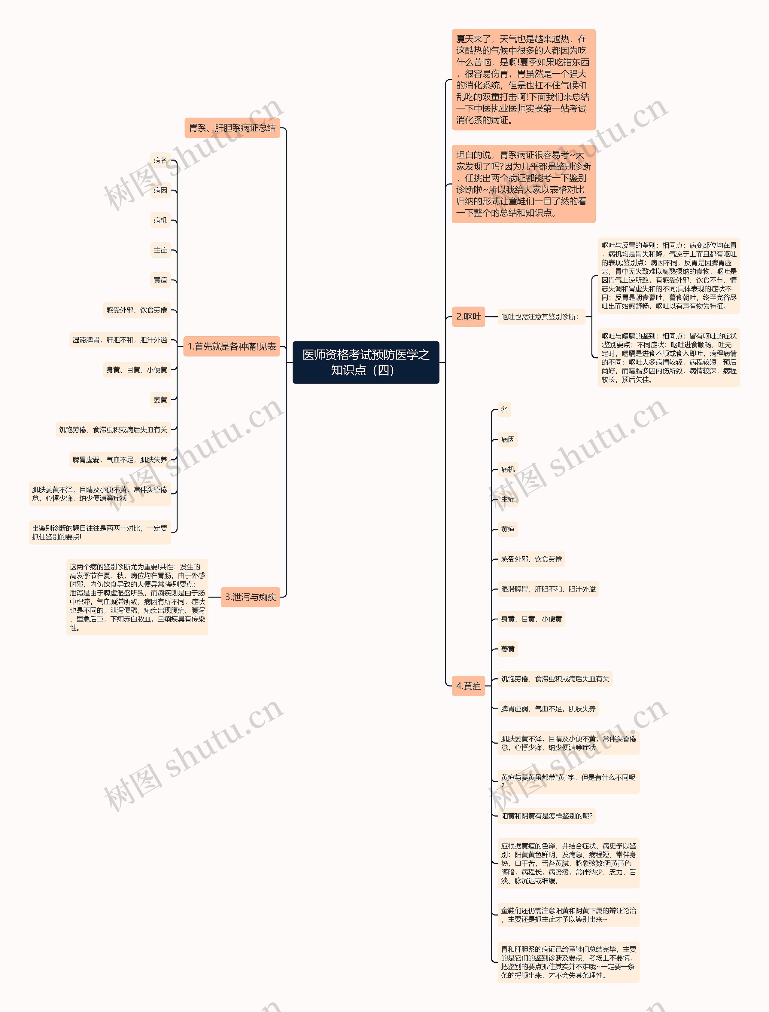 医师资格考试预防医学之知识点（四）思维导图