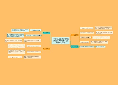 2018年执业医师资格实践技能考试体格检查：心脏检查常见问题