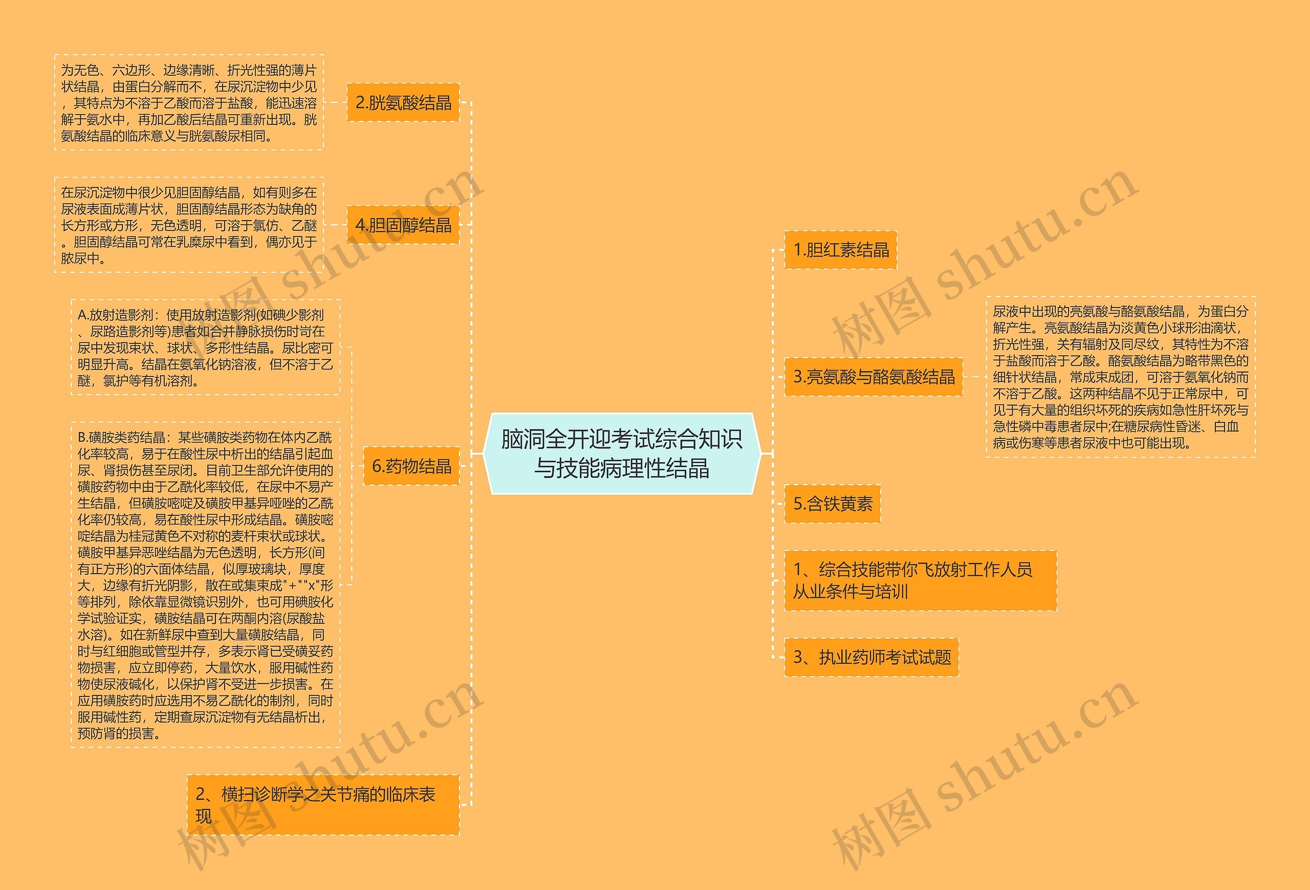 脑洞全开迎考试综合知识与技能病理性结晶