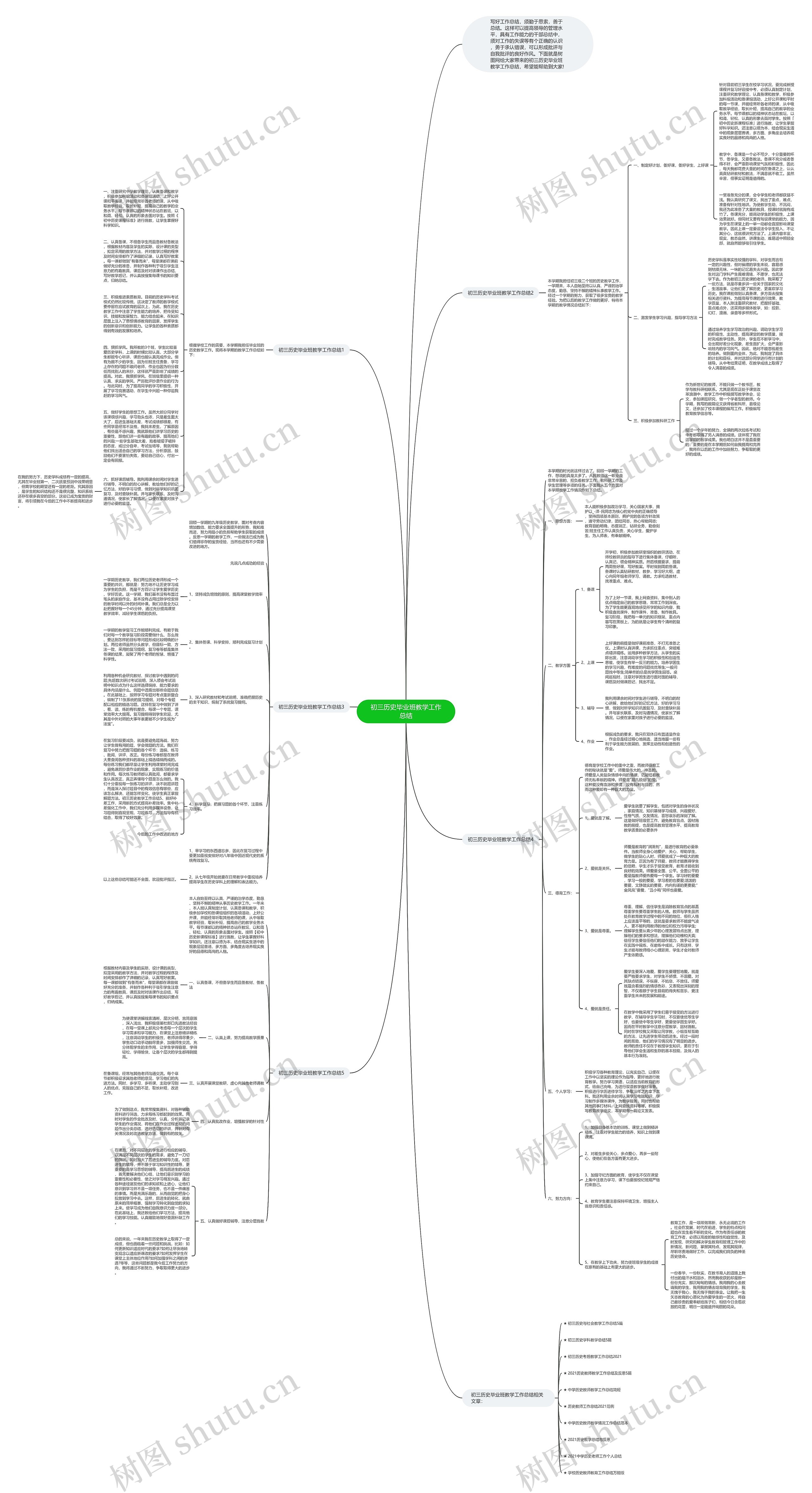 初三历史毕业班教学工作总结