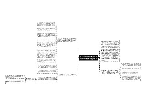 2016年医师资格预防医学：运动损伤的急救包扎法思维导图