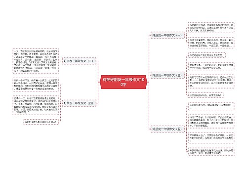 有关好朋友一年级作文100字