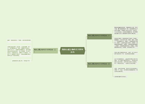 我的心爱之物作文100字左右