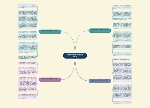 科幻故事作文500字左右六年级