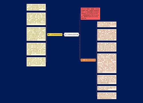 初二材料作文600字