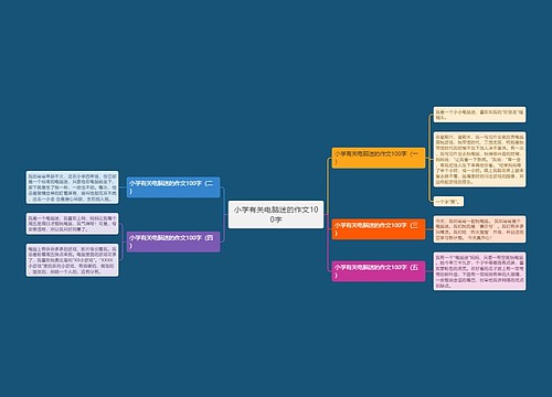 小学有关电脑迷的作文100字