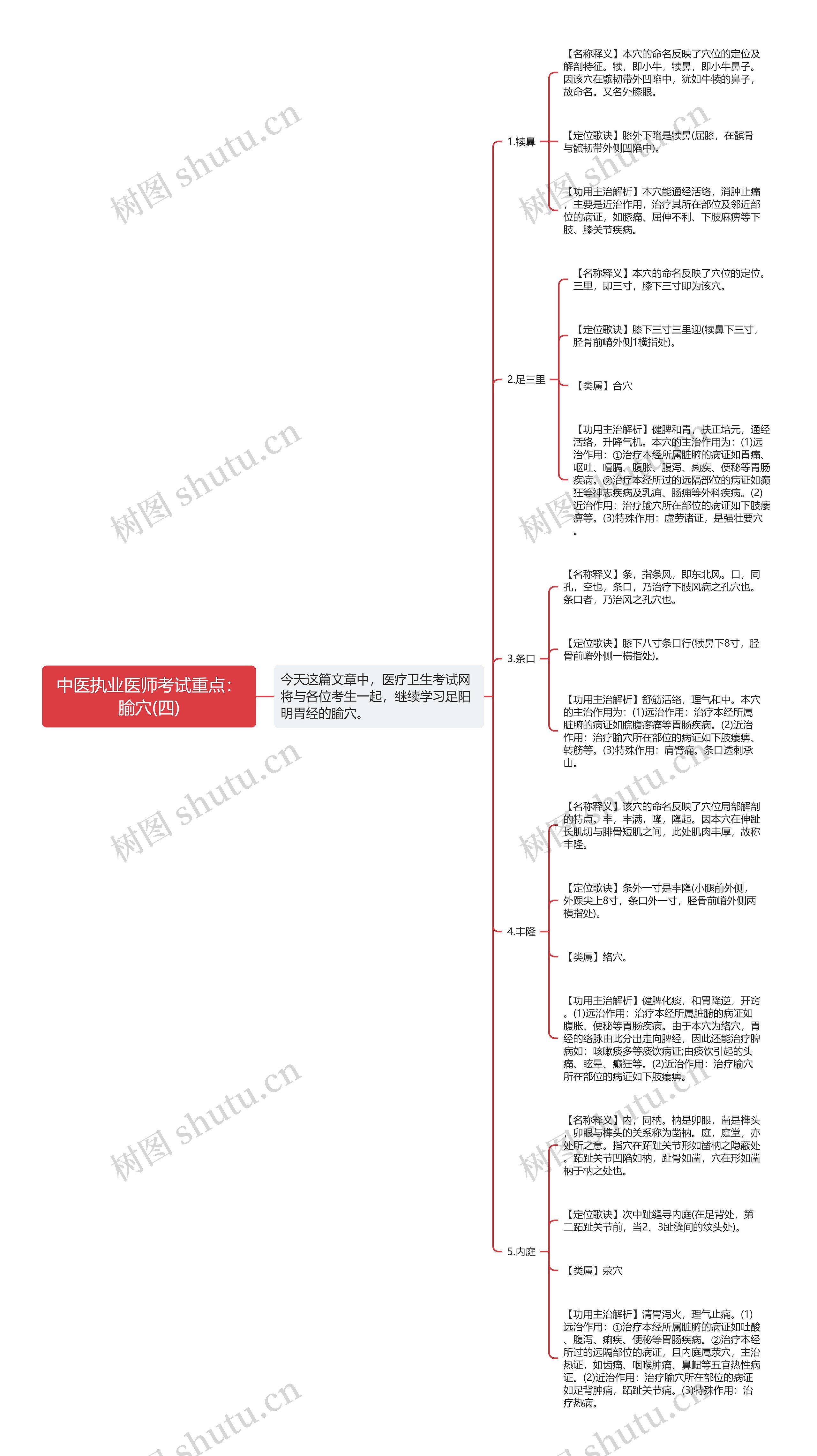 中医执业医师考试重点：腧穴(四)