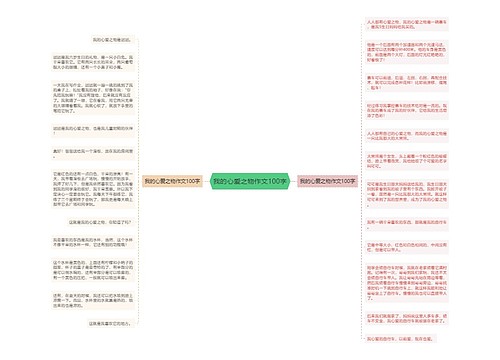 我的心爱之物作文100字