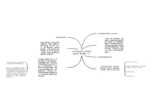 2017执业药师《中药学综合知识》考点精析（3）