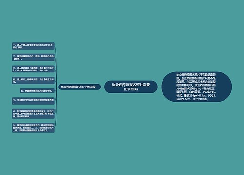 执业西药师报名照片需要正装照吗