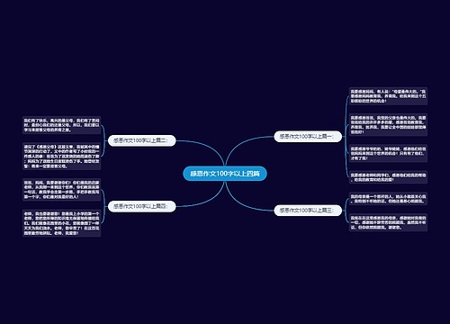 感恩作文100字以上四篇