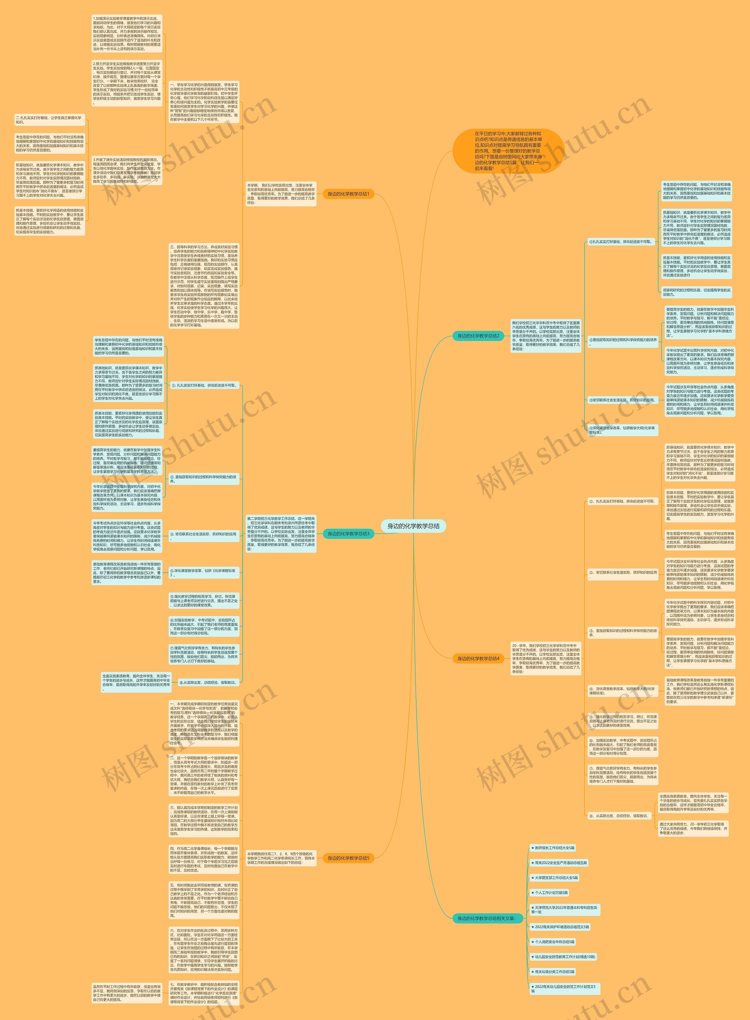 身边的化学教学总结