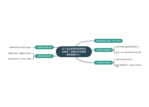 2017执业药师考试西药综合备考：药物治疗方案制定原则是什么？