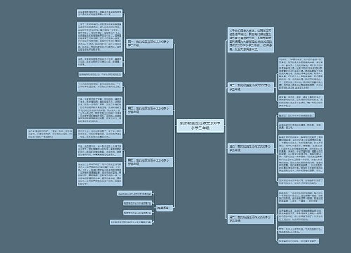 我的校园生活作文200字小学二年级