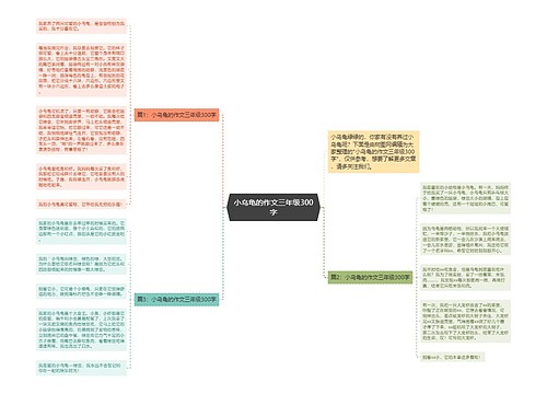 小乌龟的作文三年级300字