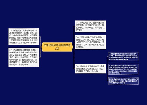 天津初级护师备考高频考点6