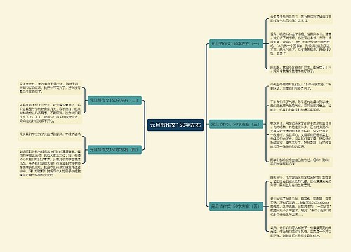元旦节作文150字左右