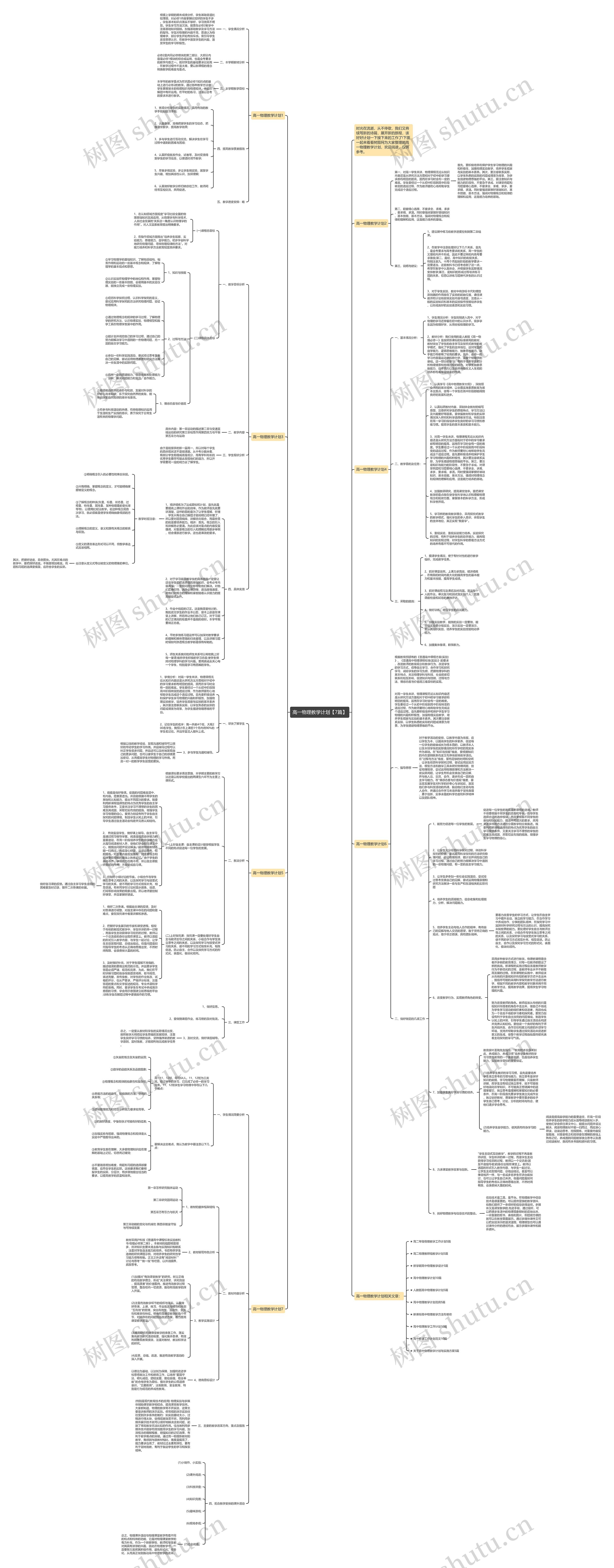 高一物理教学计划【7篇】