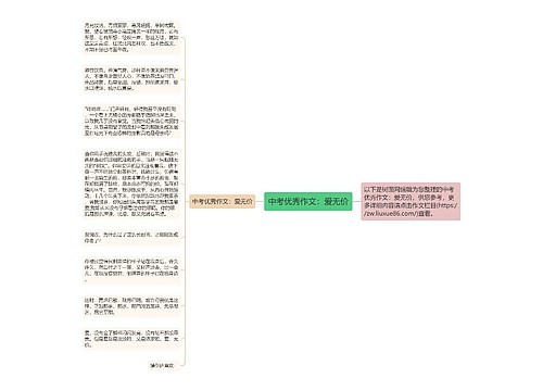 中考优秀作文：爱无价