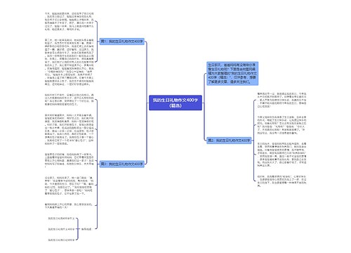 我的生日礼物作文400字（精选）
