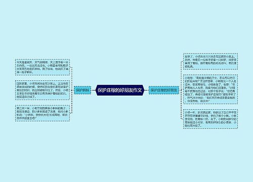 保护庄稼的好朋友作文