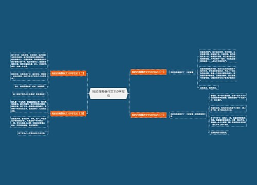 我的自画像作文150字左右