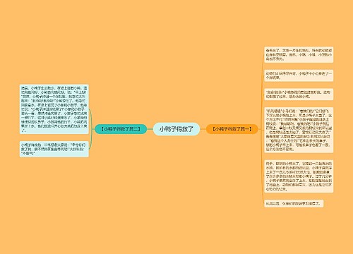 小鸭子得救了