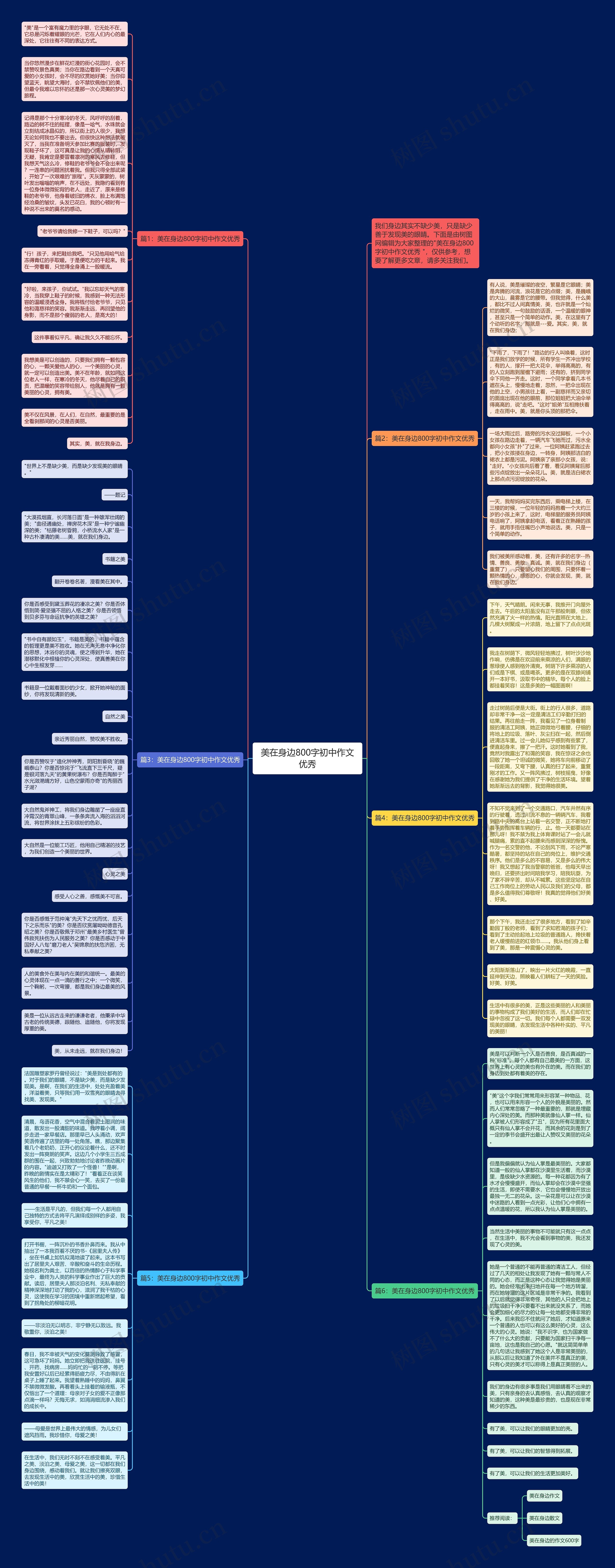 美在身边800字初中作文优秀