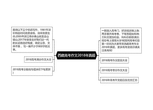 西藏高考作文2018年真题