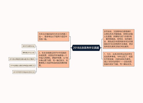 2018北京高考作文真题