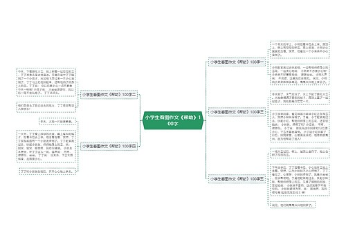 小学生看图作文《帮助》100字