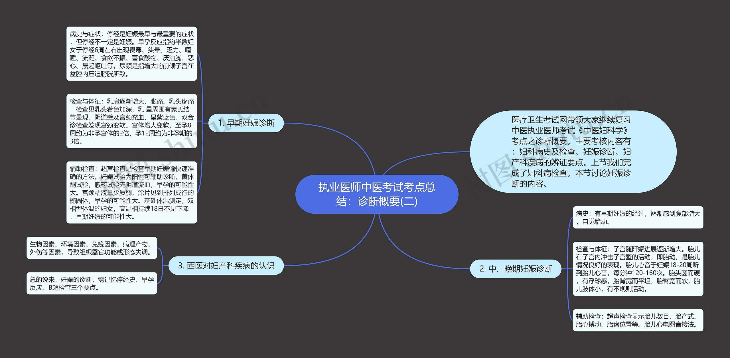 执业医师中医考试考点总结：诊断概要(二)