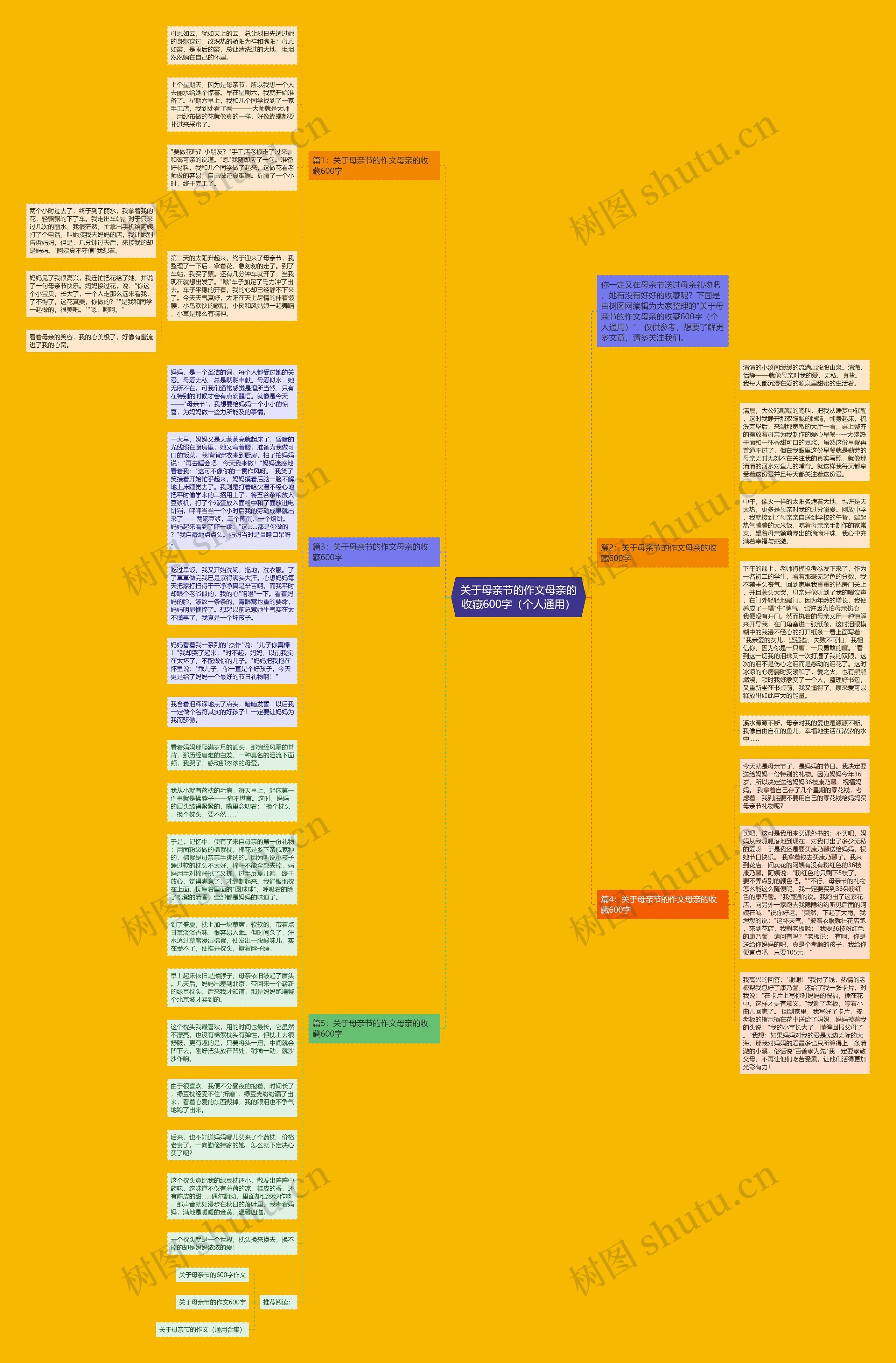 关于母亲节的作文母亲的收藏600字（个人通用）