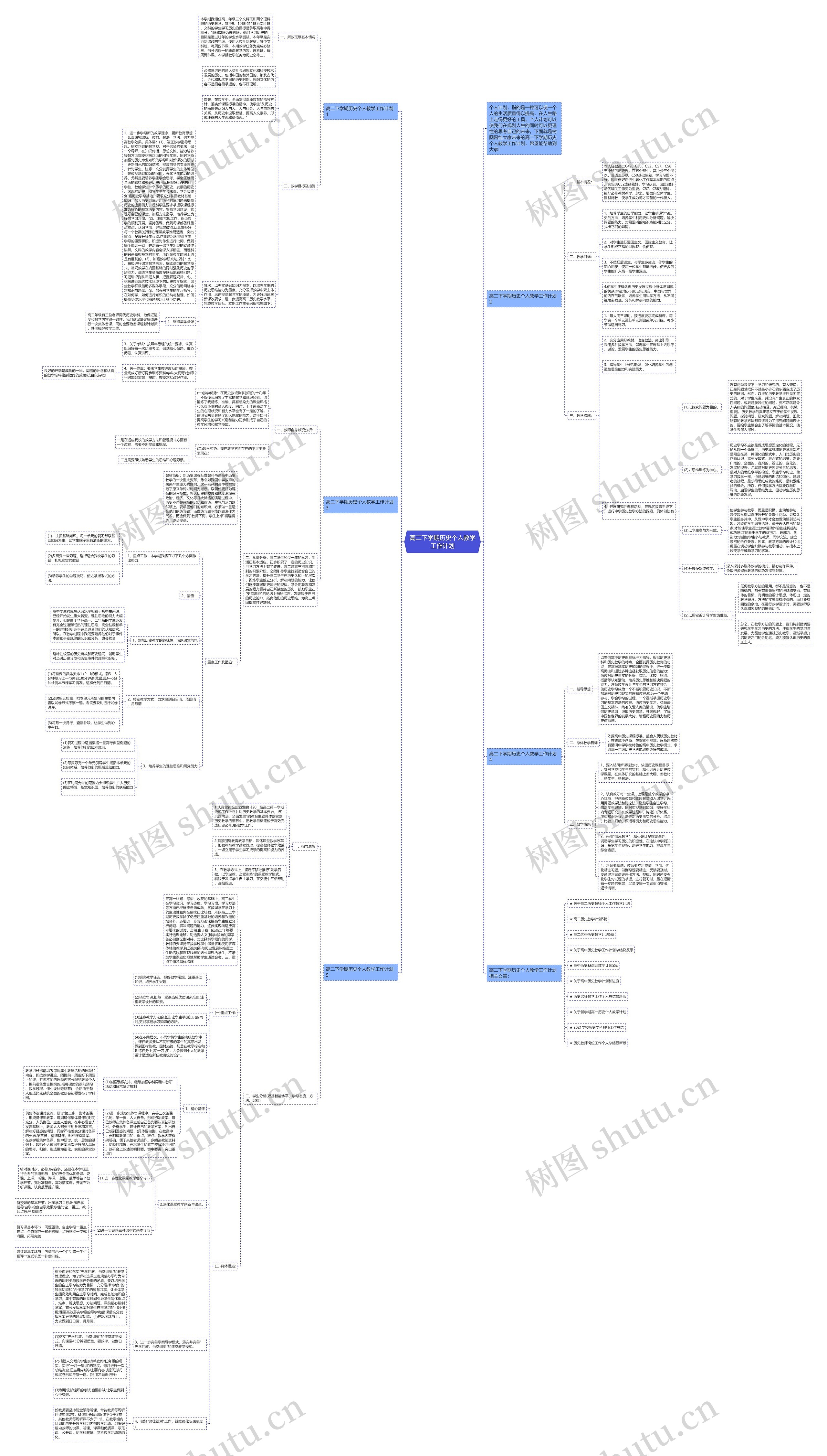 高二下学期历史个人教学工作计划