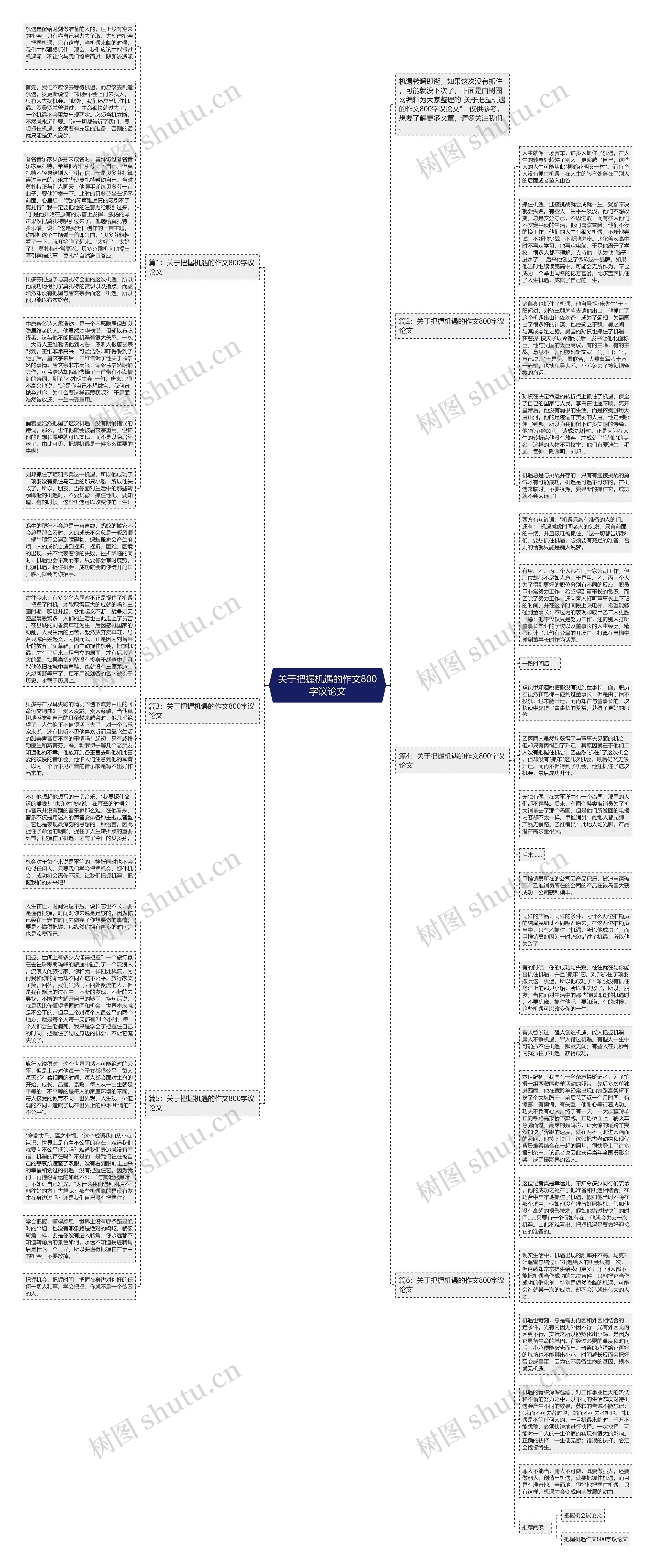 关于把握机遇的作文800字议论文思维导图