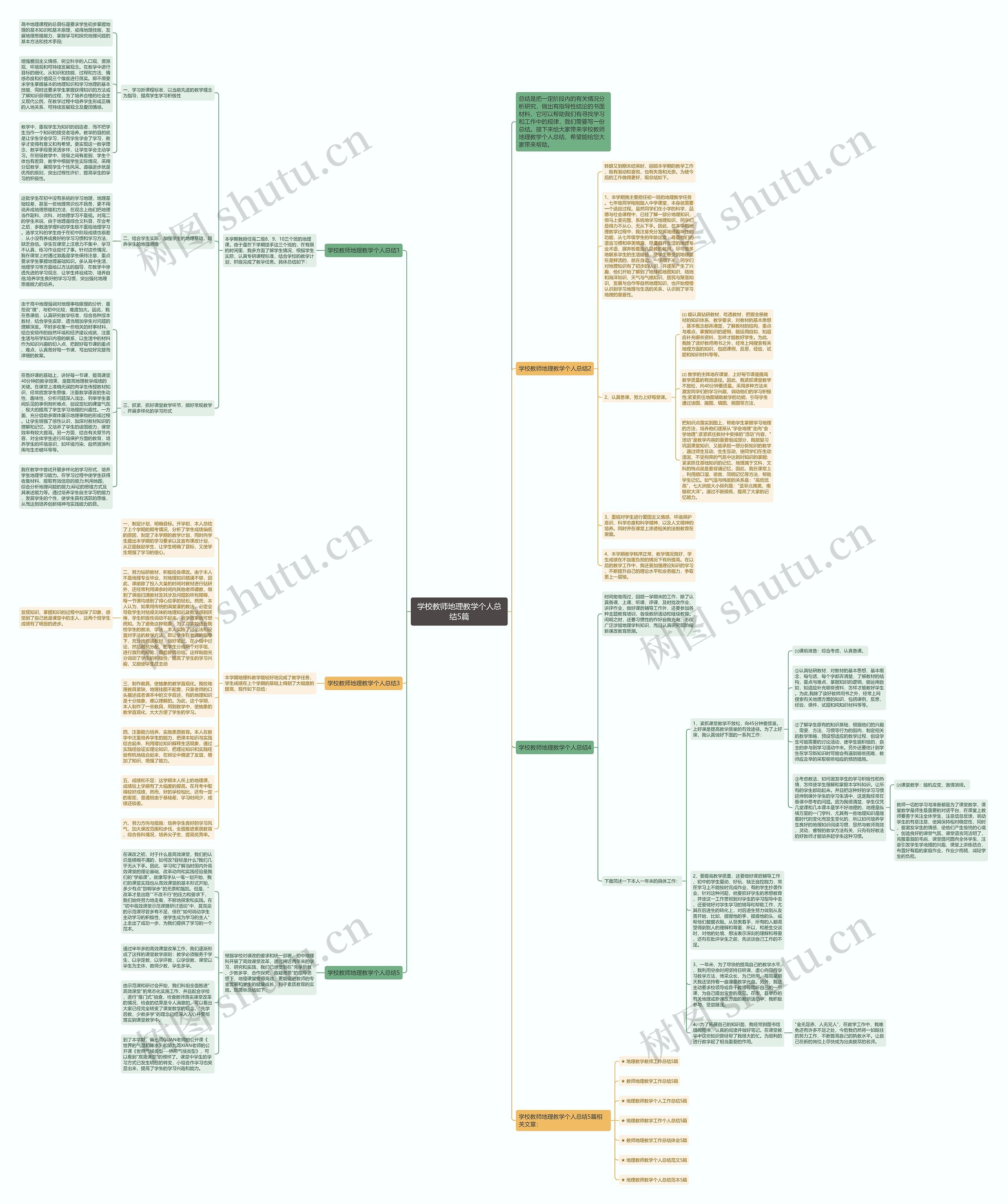 学校教师地理教学个人总结5篇