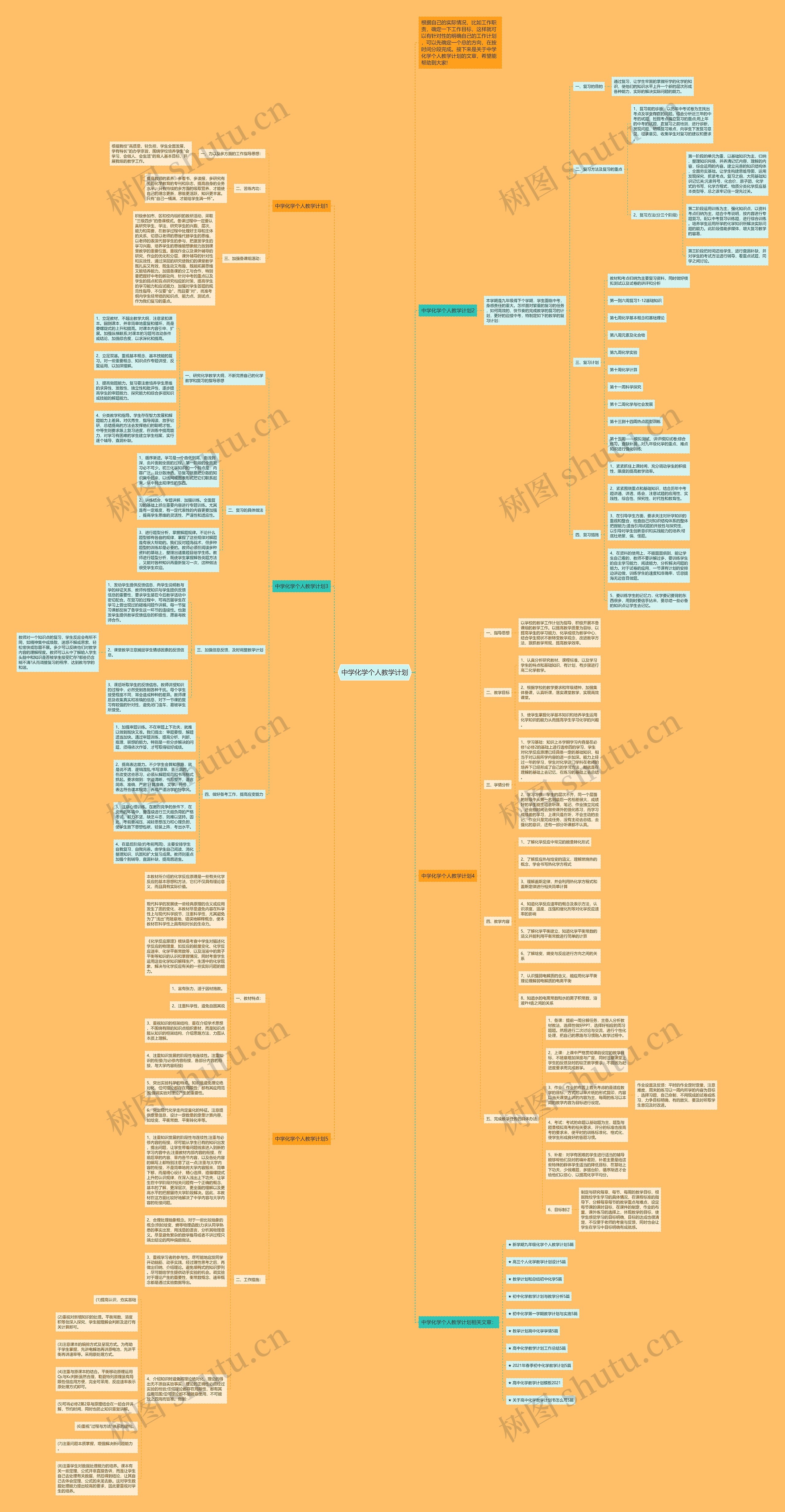 中学化学个人教学计划