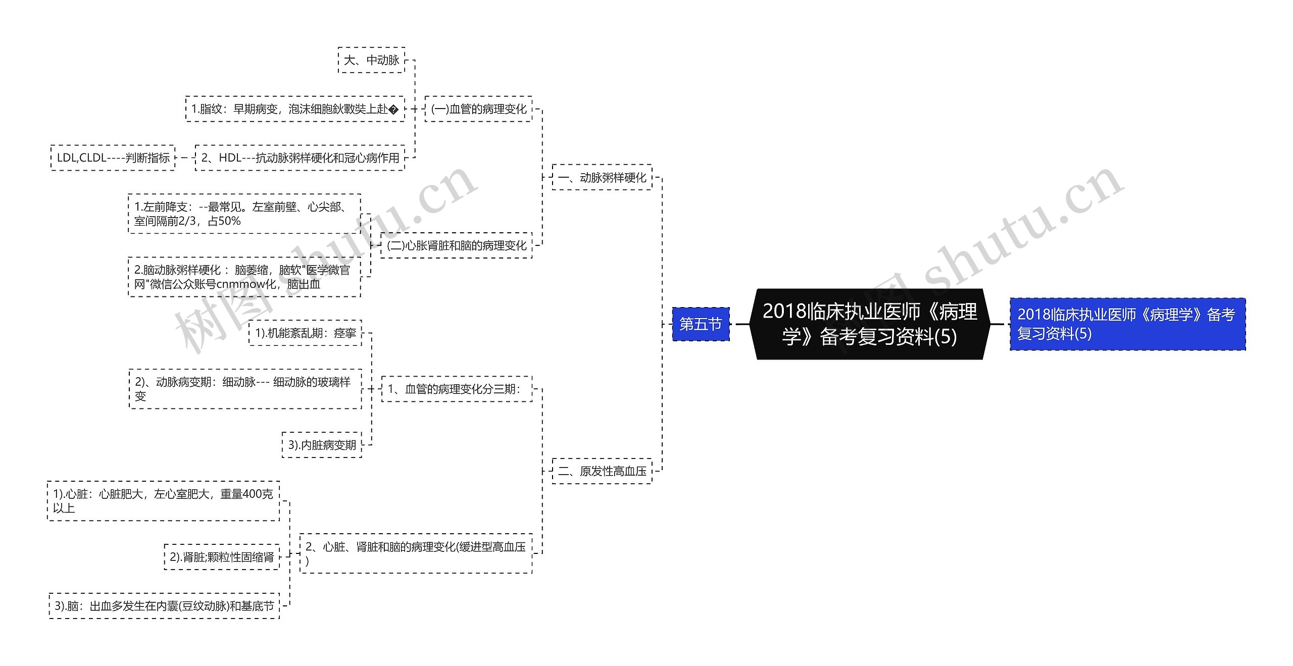 2018临床执业医师《病理学》备考复习资料(5)思维导图