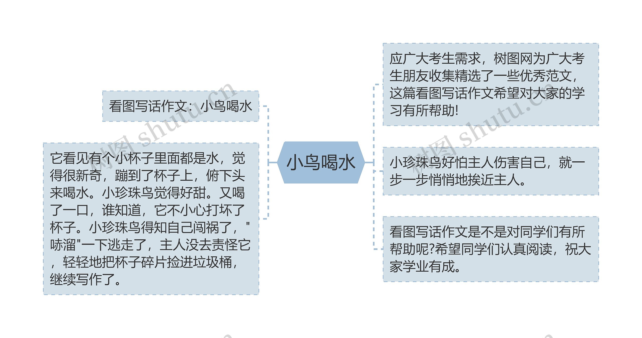 小鸟喝水