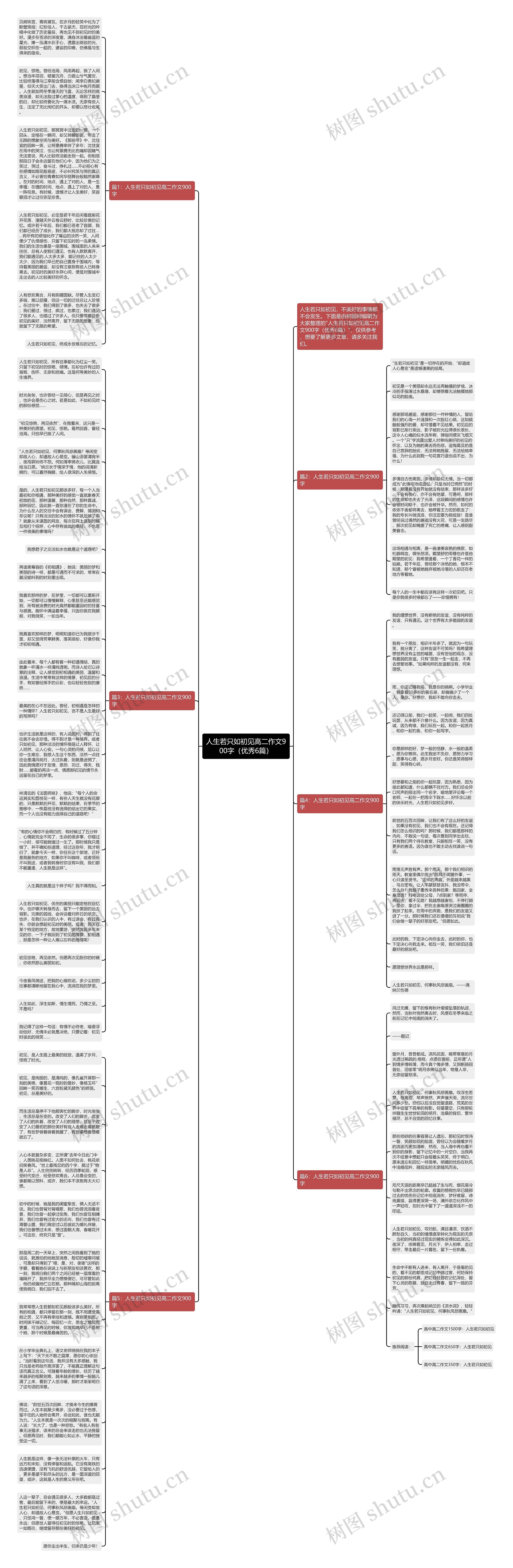 人生若只如初见高二作文900字（优秀6篇）